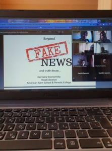 Fake news webinar